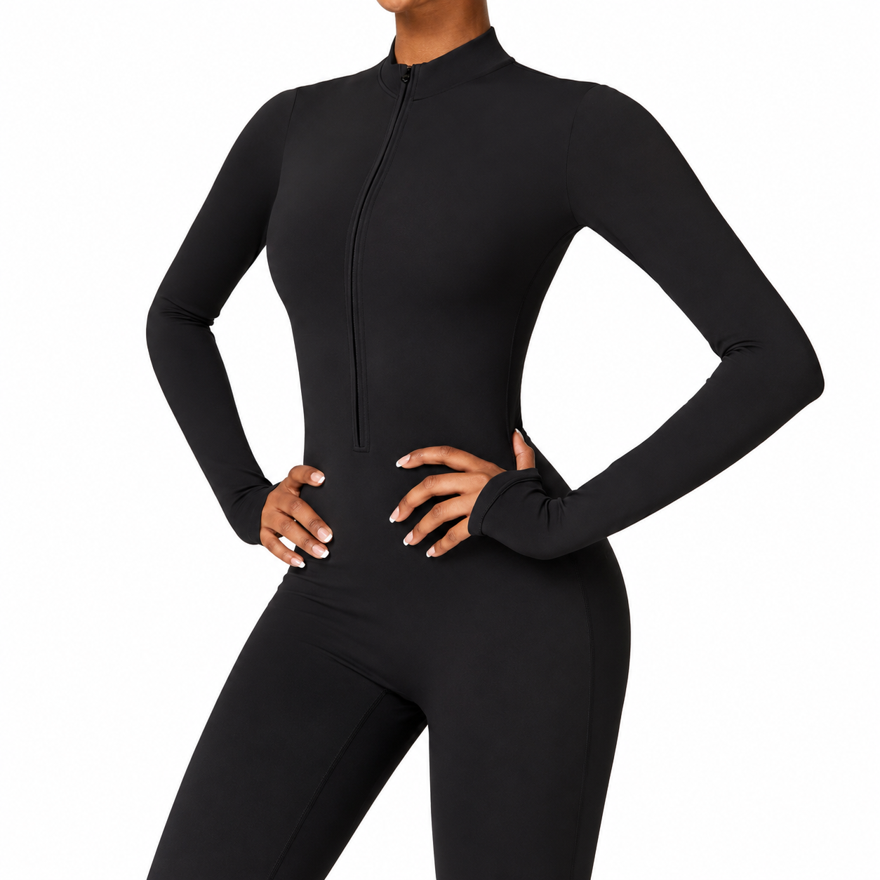 Combinaison Cozy™ | Zippée manches longues thermo-régulante gainante