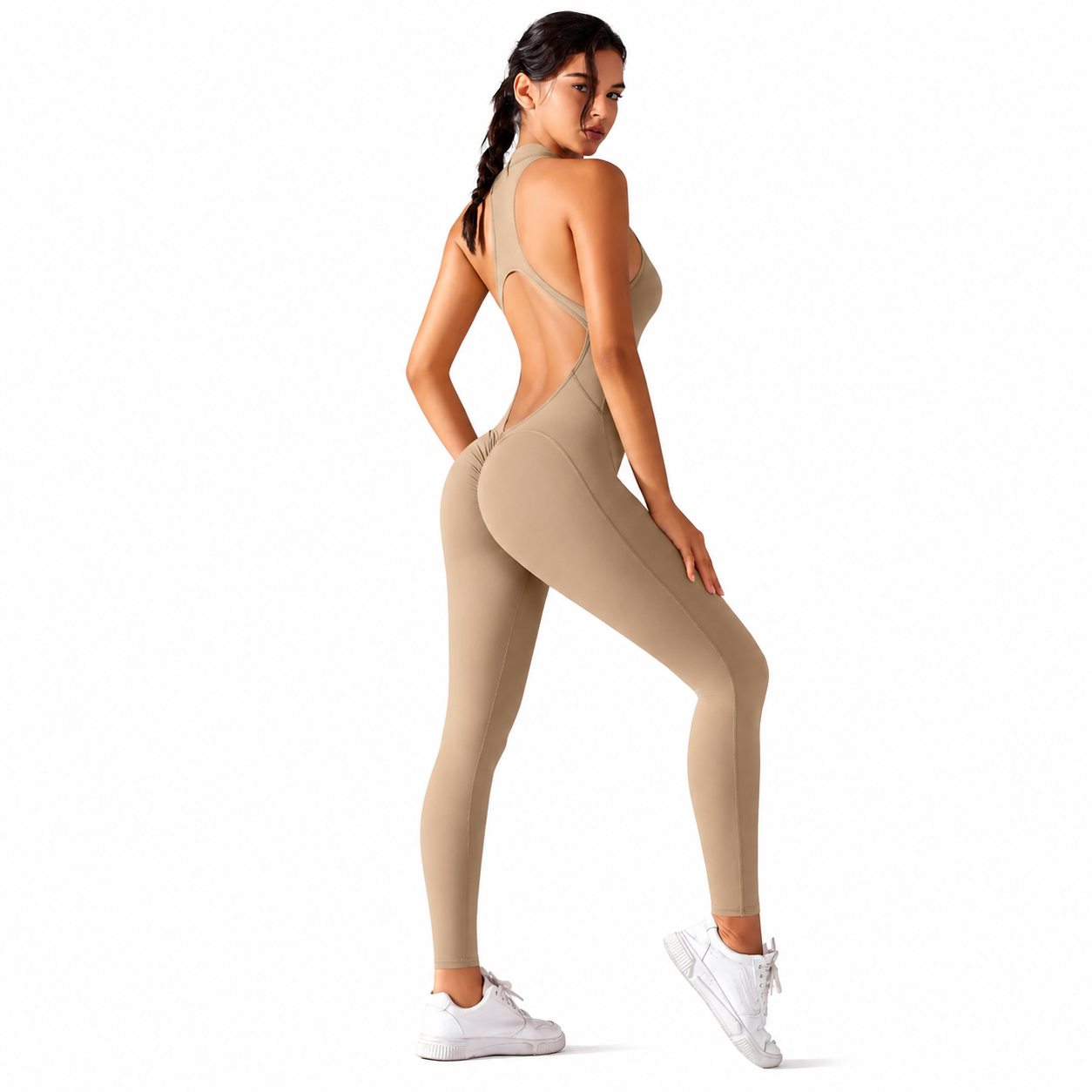 Combinaison Sculpt™ — Dos nu & Push-up intégré