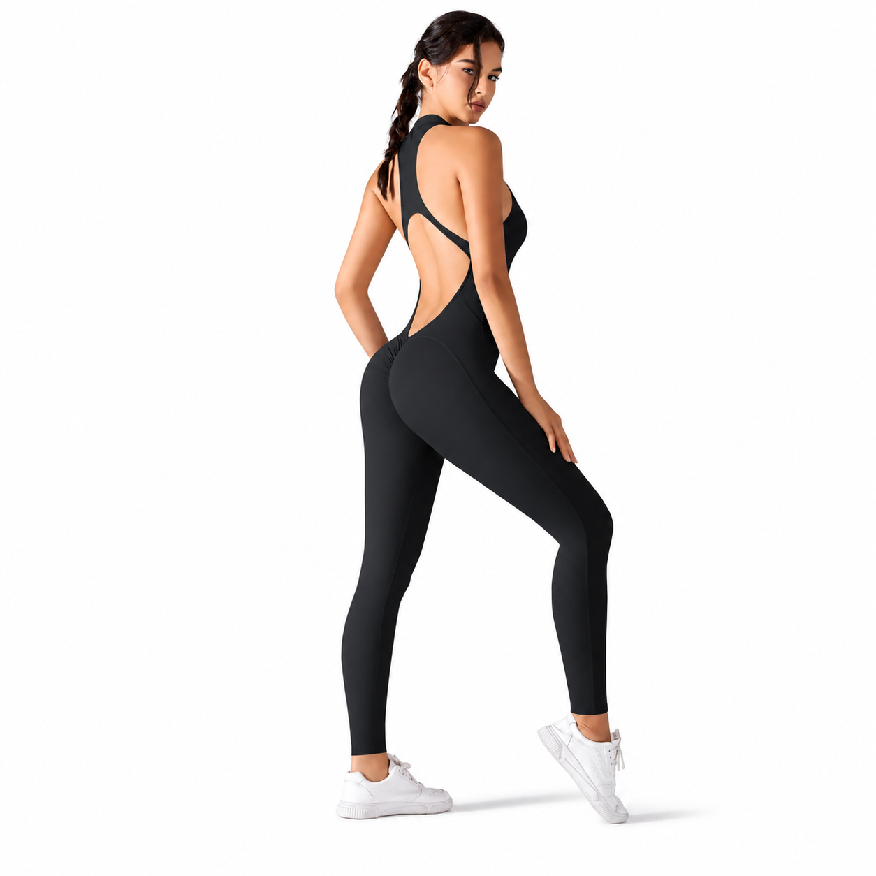 Combinaison Sculpt™ — Dos nu & Push-up intégré