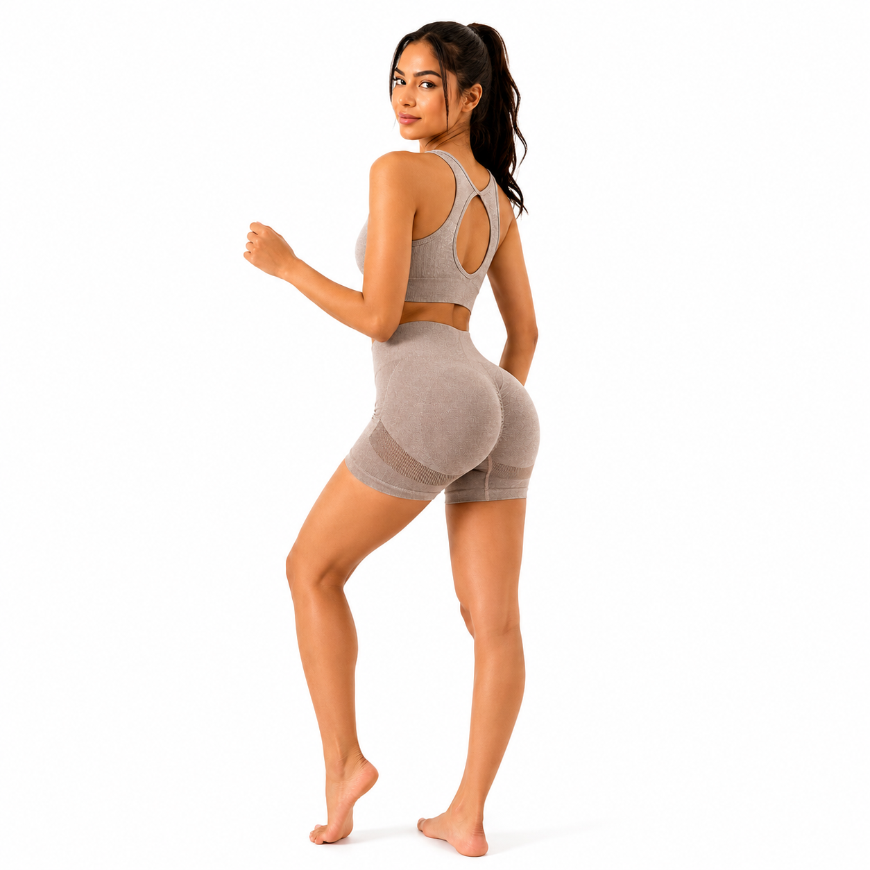 Ensemble Core™ | Top & Short coordonnés tissu nude sensation peau