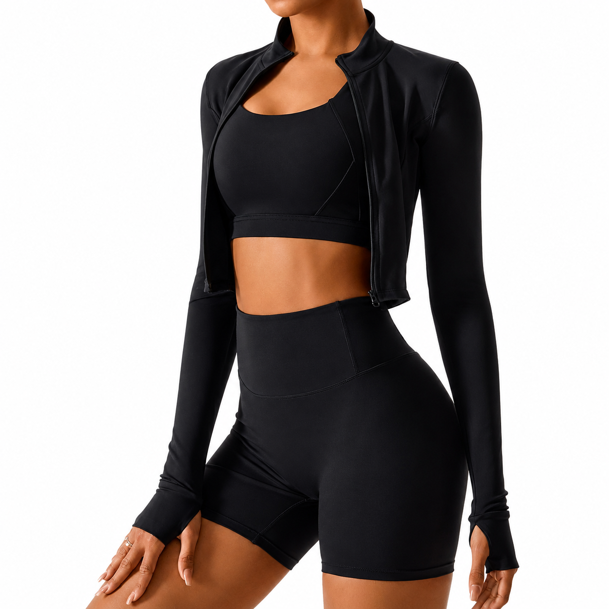 Ensemble Glide™ | Brassière dos ouvert & Short gainant respirant