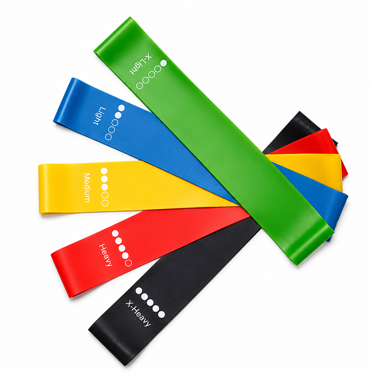FlexBand™ | Set 5 bandes de résistance progressive pilates & fitness