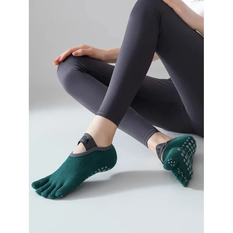 Women'S Five Finger Socks 2026 Professional Anti-Slip Yoga Workout Ballet Athletic Non-Slip Socks for Gym Fitness Running