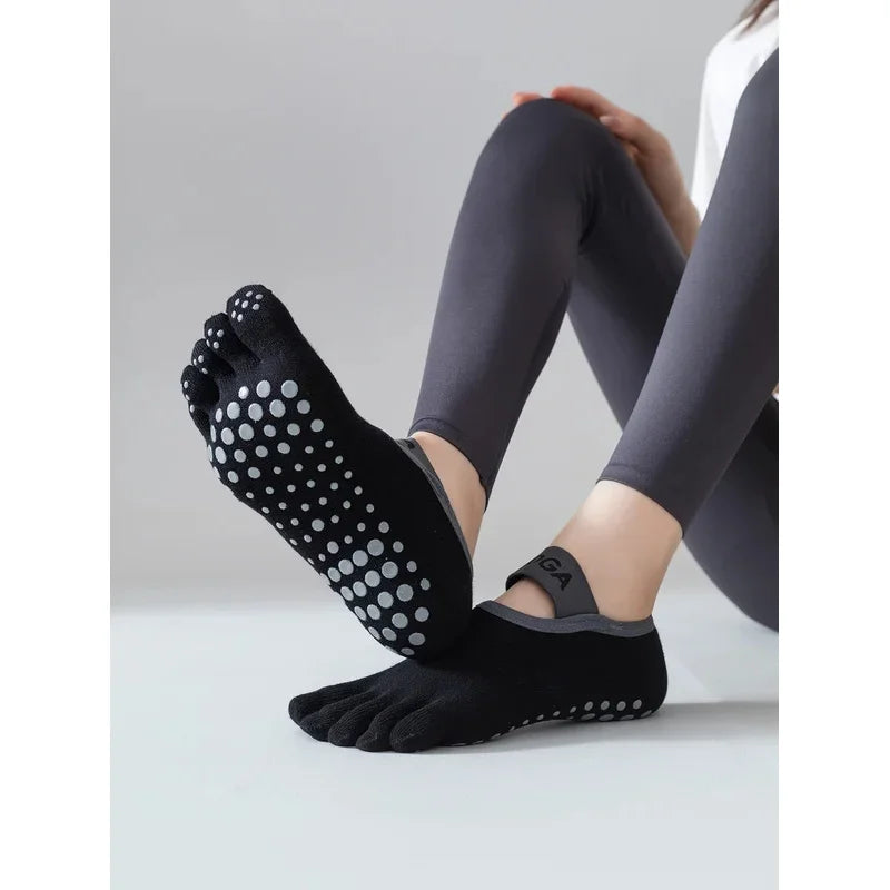 Women'S Five Finger Socks 2026 Professional Anti-Slip Yoga Workout Ballet Athletic Non-Slip Socks for Gym Fitness Running