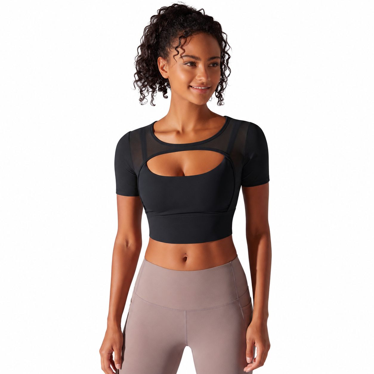 Top Mesh™ | Double épaisseur maintien intégré & Manches filet respirant