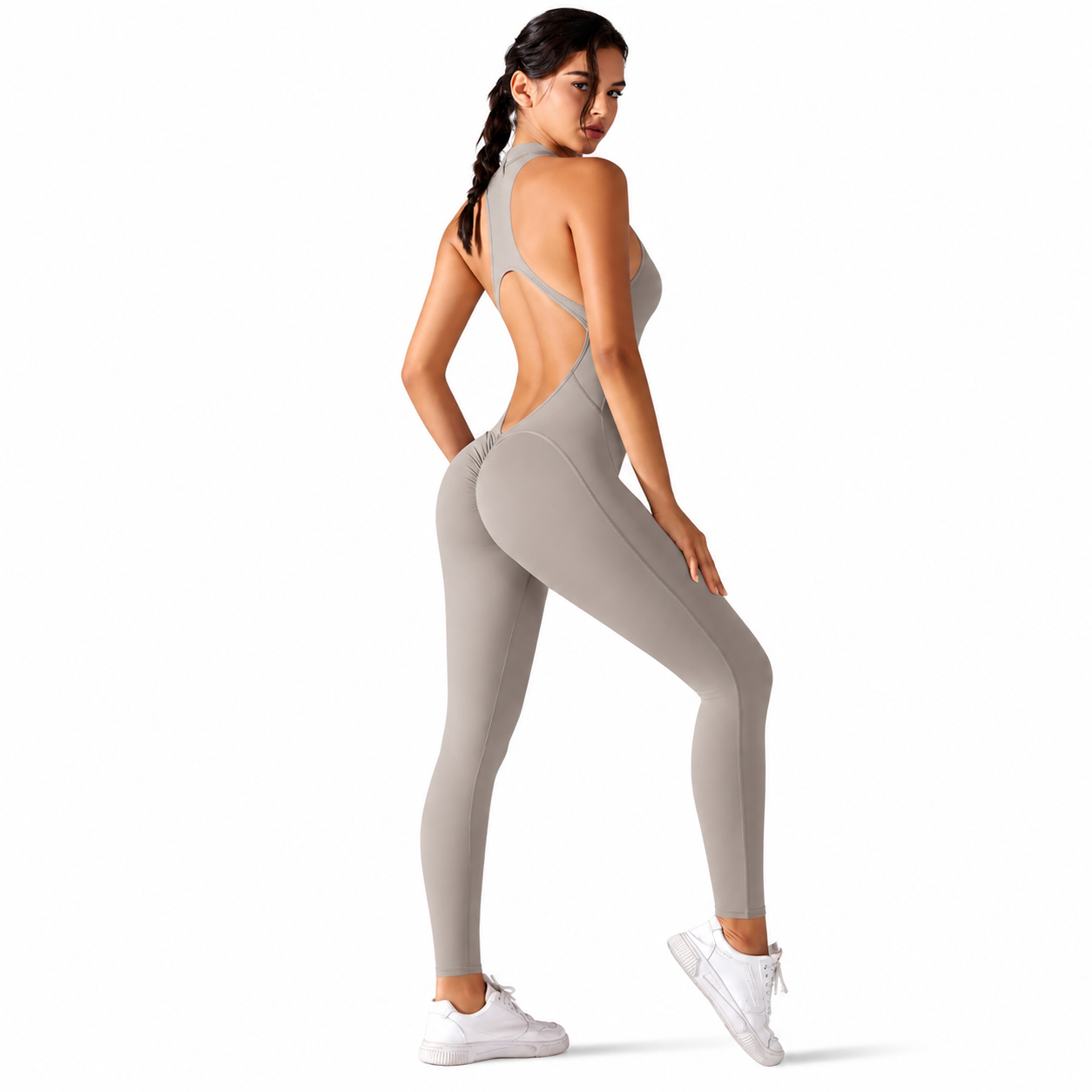 Combinaison Sculpt™ — Dos nu & Push-up intégré